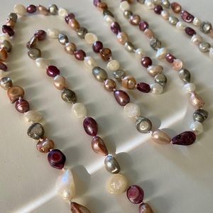 Handmade freshwater pearl necklace